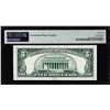 Image 2 : 1963A $5 Federal Reserve Note Chicago Fr.1968-G PMG Gem Uncirculated 66EPQ