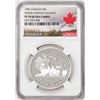 Image 1 : 1981 Canada $1 Proof Trans-Canada Railway Silver Dollar Coin NGC PF70 Ultra Cameo