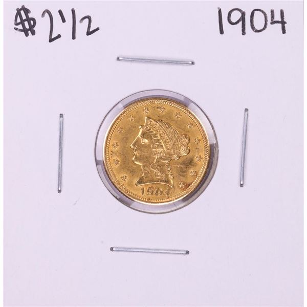 1904 $2 1/2 Liberty Head Quarter Eagle Gold Coin