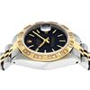 Image 9 : Rolex Ladies Two Tone Black Index Diamond Date Wristwatch