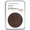 Image 1 : 1794AM Russia 5 Kopek Coin NGC MS61BN