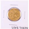 Image 1 : Gold Sovereign Love Token Coin