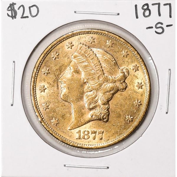 1877-S $20 Liberty Head Double Eagle Gold Coin