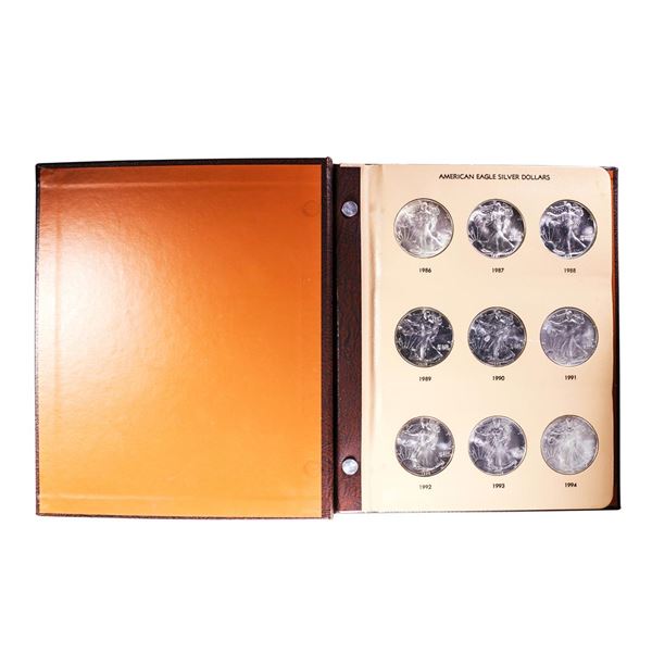 Book of Brilliant Uncirculated 1986-2005 $1 American Silver Eagle Coins