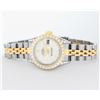 Image 3 : Rolex Ladies Two Tone Silver Index Dial Diamond Datejust Wristwatch