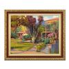 Image 1 : Ming Feng "Hideaway Villa" Original Oil on Canvas