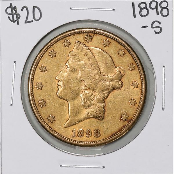 1898-S $20 Liberty Head Double Eagle Gold Coin