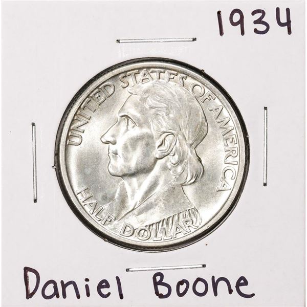 1934 Daniel Boone Commemorative Half Dollar Coin