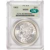 Image 1 : 1902 $1 Morgan Silver Dollar Coin PCGS MS65 CAC Old Green Holder