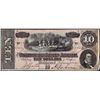 Image 1 : 1864 $10 Confederate States of America Note