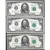 Image 1 : Lot of (3) 1969/1974/1977 $50 Federal Reserve Notes