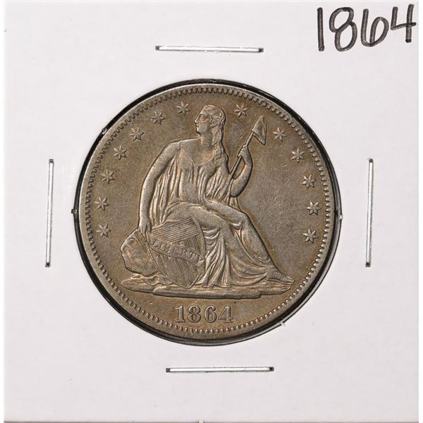 1864 Seated Liberty Half Dollar Coin