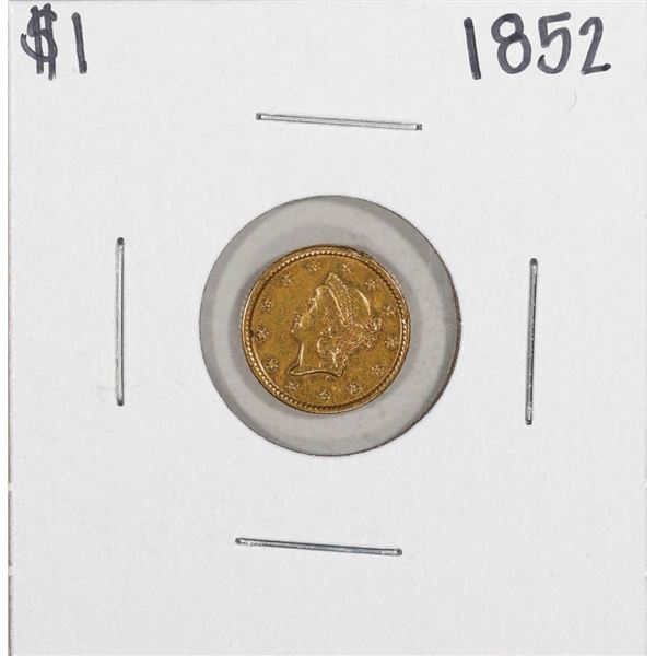 1852 $1 Liberty Head Gold Dollar Coin