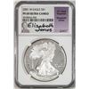 Image 1 : 2001-W $1 Proof American Silver Eagle Coin NGC PF69 Ultra Cameo E. Jones Signature