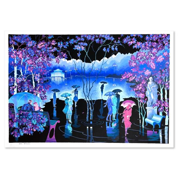 Zina Roitman "Rainy Night" Limited Edition Serigraph On Paper