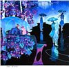 Image 2 : Zina Roitman "Rainy Night" Limited Edition Serigraph On Paper