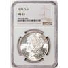 Image 1 : 1879-O $1 Morgan Silver Dollar Coin NGC MS63