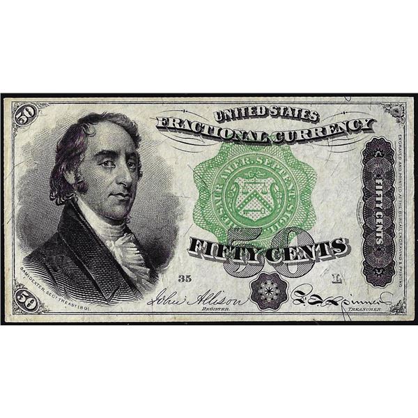 March 3, 1863 Fourth Issue Twenty-Five Cents Fractional Currency Note