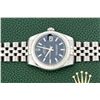 Image 4 : Rolex Ladies Midsize Stainless Steel Blue Index Datejust Wristwatch With Rolex Box