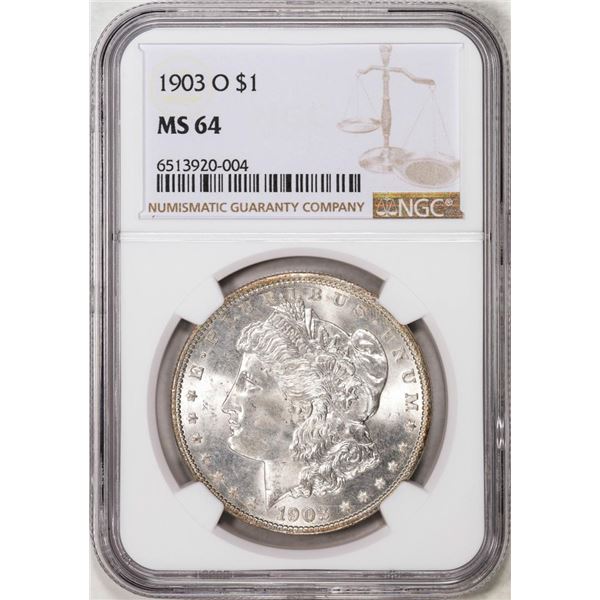 1903-O $1 Morgan Silver Dollar Coin NGC MS64