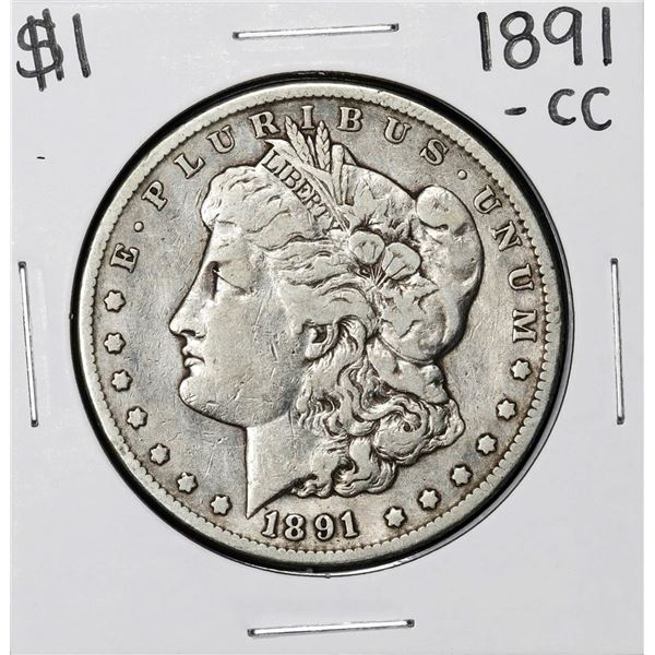 1891-CC $1 Morgan Silver Dollar Coin