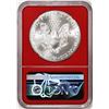 Image 2 : 2016-(S) $1 American Silver Eagle Coin NGC MS69 Struck at San Francisco Red Core