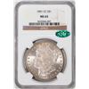 Image 1 : 1881-CC $1 Morgan Silver Dollar Coin NGC MS65 CAC