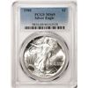 Image 1 : 1988 $1 American Silver Eagle Coin PCGS MS69