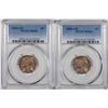 Image 1 : Lot of (2) 1954-S/D Jefferson Nickel Coins PCGS MS64