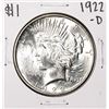 Image 1 : 1922-D $1 Peace Silver Dollar Coin