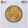 Image 1 : 1853 $10 Liberty Head Eagle Gold Coin