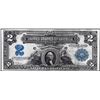 Image 1 : 1899 $2 Mini-Porthole Silver Certificate Note