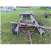 Image 2 : 4 Wheel Farm Wagon with 24' Frame , 15'' Tires, Deck Needs Replacing 