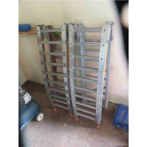 Set of Prime Galvonized Folding Loading Ramps