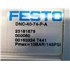 Image 4 : New?  Festo #DNC-40-74-P-A Cylinder