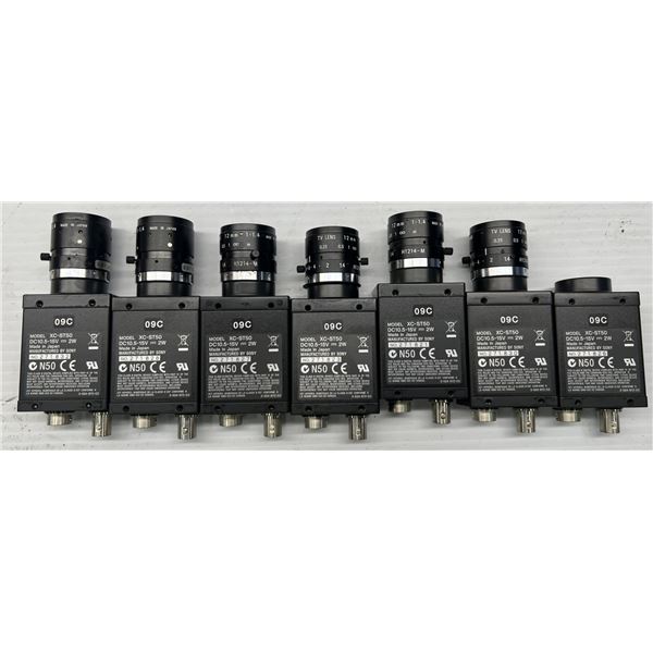 Lot of (7) Sony #XC-ST50 Industrial Cameras