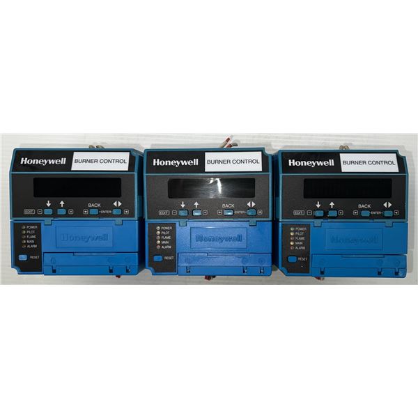 (3) Honeywell #RM7890 B 1030 Flame Safeguard Controllers