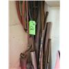 Image 1 : Qty of metal pipe, angle bars, air hose, air arc etc. (In the Corner)
