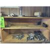 Image 3 : Qty of Small lathe toolings bars and misc. items pertaining to the lathe (on shelf)