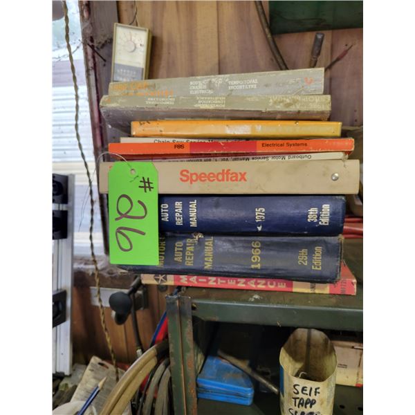 10- Manual & repair books