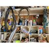 Image 10 : Contents on shelf; qty of paints, coatings, cleaners, glue, misc. small parts, gauges, propane, spri