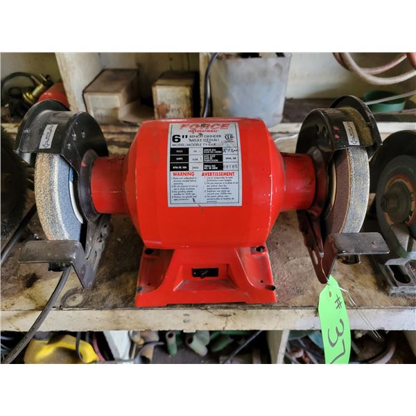 Force 6" bench grinder