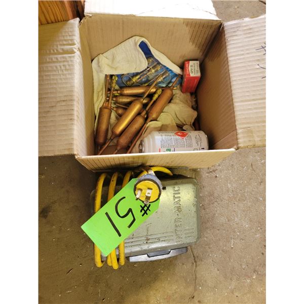 AC valves, dryers & misc.