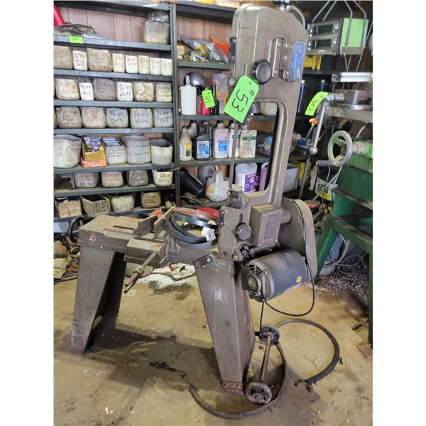 Brico, Model RF115 Metal band saw, #986367 & blades, working order