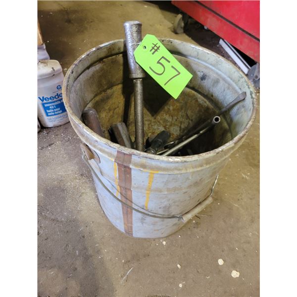 Pail of assort. Tools