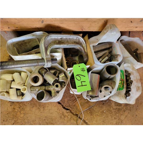 Containers of stainless steel and misc. pieces