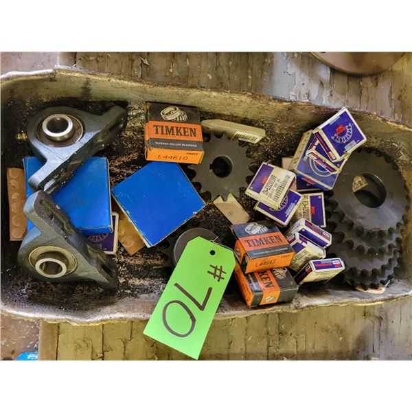 Bearings and sprockets