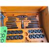 Image 2 : Deluxe metric tap & die set and 2- OD mics, 2-3" & 1-2"