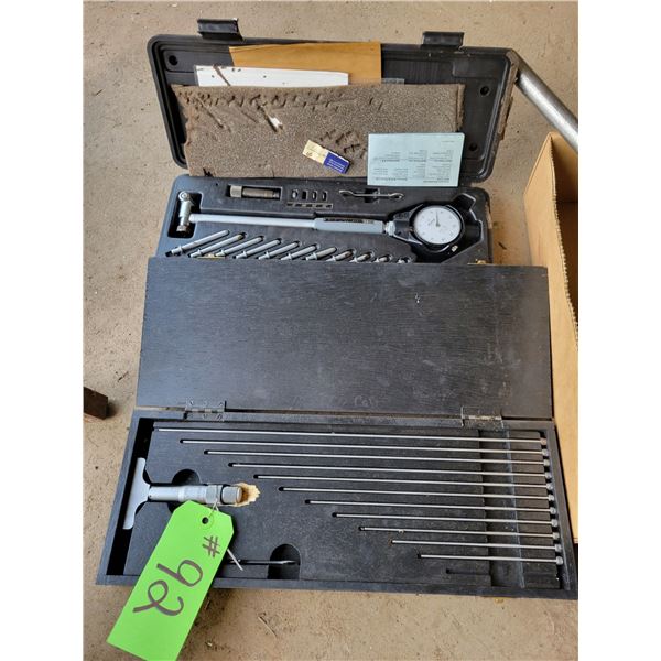 Moore & Wright 0-12" Interchangeable Depth mic & Mitutoyo 2-4" Bore Gauge