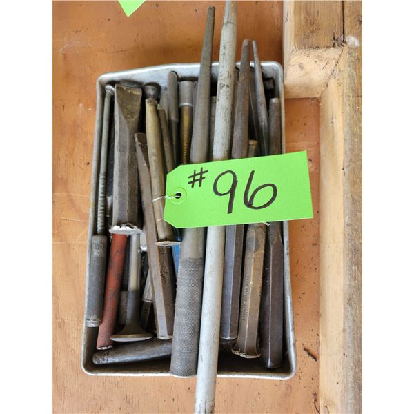 Qty of punches and chisels